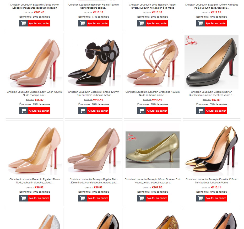 louboutin en solde