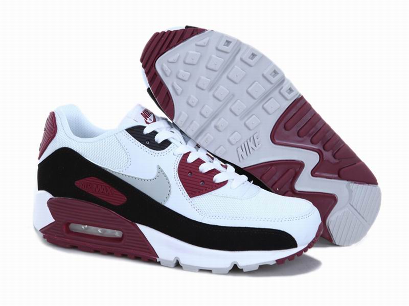 air max 90 blanche rouge