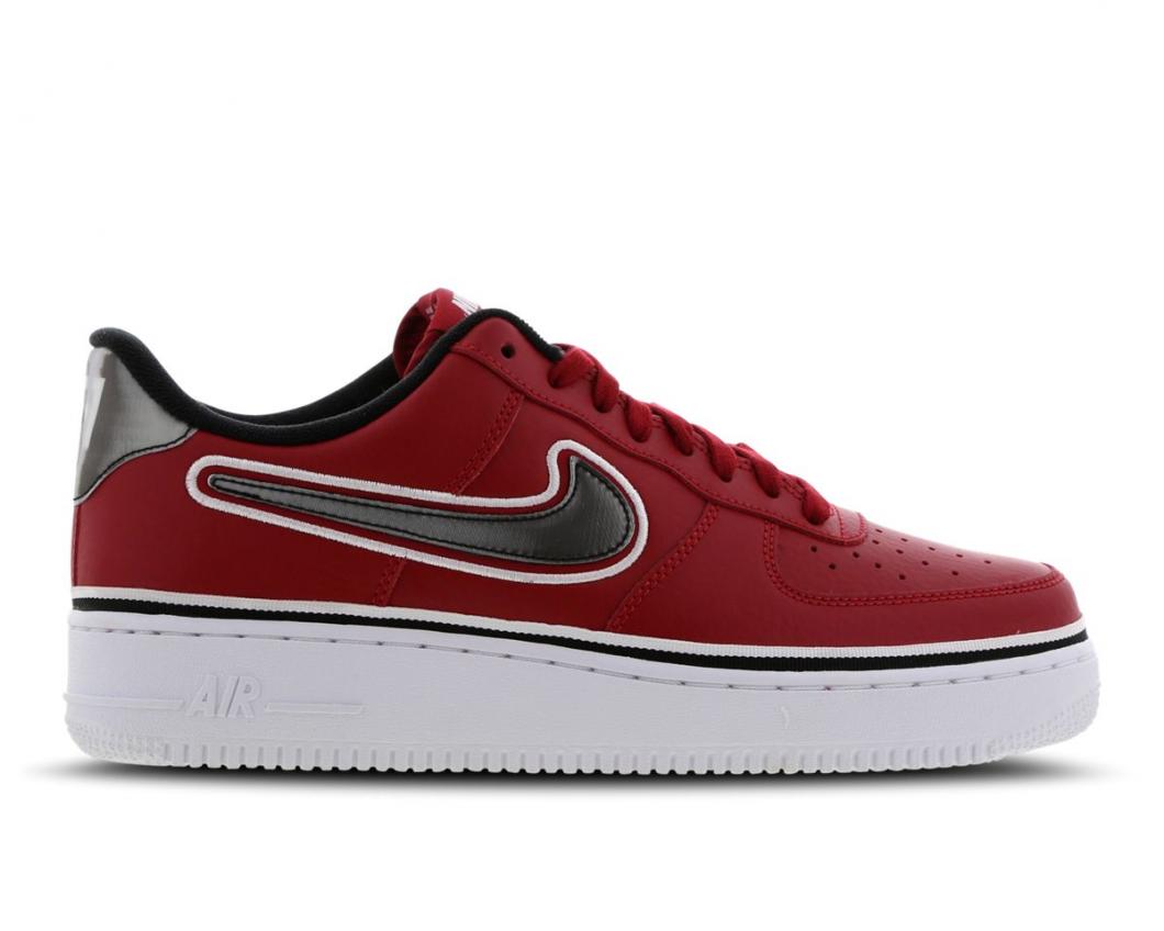 nike air force 1 noir rouge