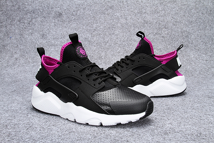nike huarache femme noir et blanche